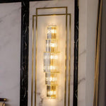 Gio 32" Crystal Sconce