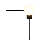 Simple Glass Ball Personalized Nordic Bedroom Wall Light Fixture
