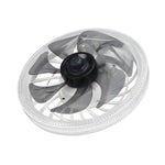 12.2 in. Low Profile 7 Blades LED Flush Mount Ceiling Fan