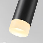 Minimalist Conical Long Tube Design COB Black Nordic Pendant Light