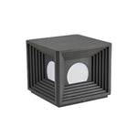 Waterproof Square Creative LED Black Modern Solar Fence Post Lights