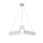 4 Pcs Modern Seamless Y-Shaped Linear LED Office Pendant Lights