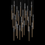 Polished Chrome 24-Light LED Pendant