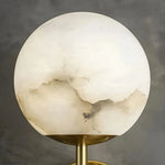 Natural Marble Sphere Wall Sconce