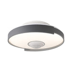 Modern 6-Speed Bladeless Ceiling Fan with Dimmable LED Light- Round