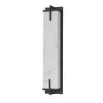 Resin Rectangular Waterproof LED Black Modern Outdoor Sconce Lighting