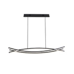 Long Lines LED Dimmable Chandelier Dining Room Light Fixtures