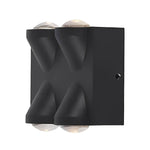 Up and Down Light LED Waterproof Black Modern Wall Lamp Wall Washer Light