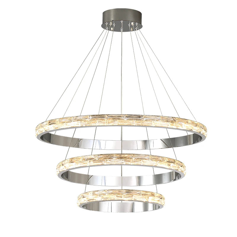 Argento Crystal Modern Chandelier