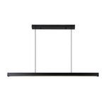 Minimalist Strip Stepless Dimming LED Black Modern Chandelier Pendant Lights