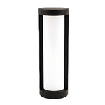 Round Waterproof LED Solar Black Modern Outdoor Pathway Lights Post Lights