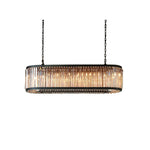 Gio Amber Crystal Dining Room Chandelier