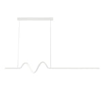 Creative Minimalist Wavy Strip LED Stepless Dimming Nordic Chandelier