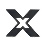 X Shape Creative Waterproof LED Black Modern Outdoor Wall Lamp Exterior Lights