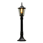 Retro Waterproof Led Black Modern Outdoor Pathway Lights Lawn Lights