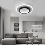 2 Light Circular LED Modern Flush Mount Lighting Ceiling Lights