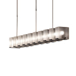 Long Creative Glass Personalized LED Post-Modern Dining Room Chandelier