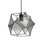 Retro Geometric Iron Mesh Black Industrial Style Chandelier Pendant Lamp