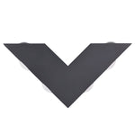 V-shaped Waterproof LED Black Modern Outdoor Wall Lamp Wall Washer Light