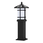 Waterproof LED Intelligent Black Modern Solar Lawn Lamp Outdoor Lights