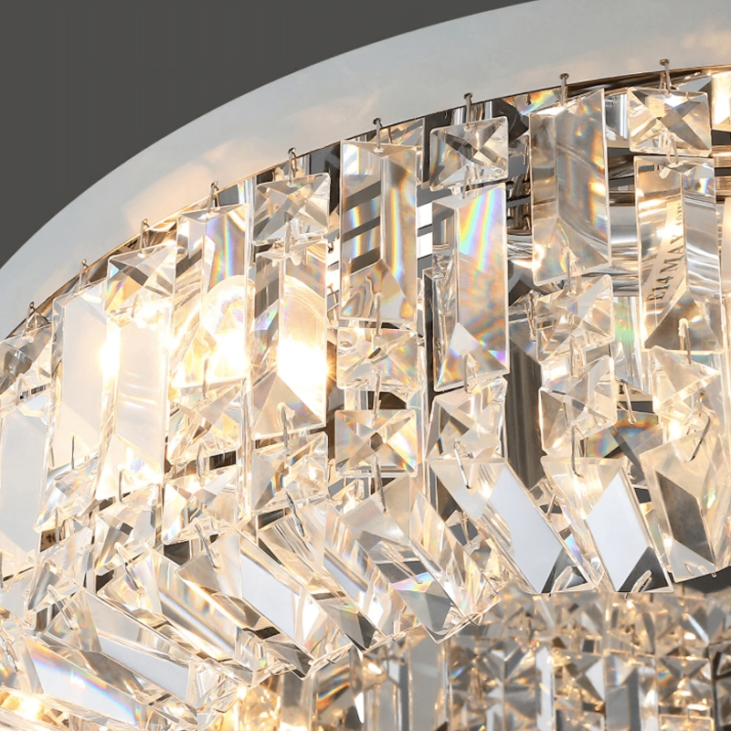 Specchio Crystal Ceiling Light Fixture