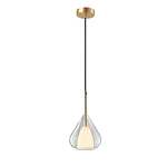 Raindrop Creative Double Layers Glass Nordic Pendant Lights Small Chandelier