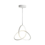 Circular Rings Creative Three Step Dimming LED Modern Chandelier Light
