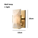 Villano Calcite Crystal Wall Sconce