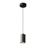 Cylindrical Minimalist Copper Electroplated Nordic Chandelier Spotlight