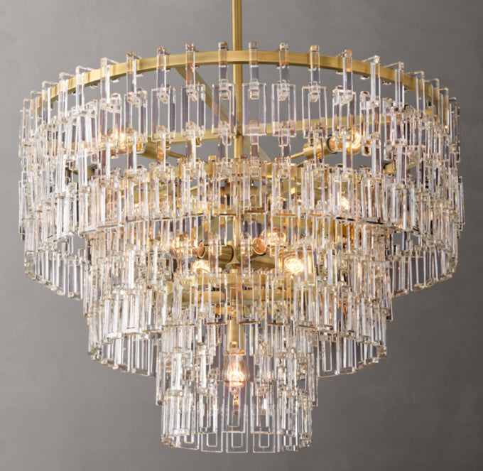 Marignan Tiered Round Chandelier 36"