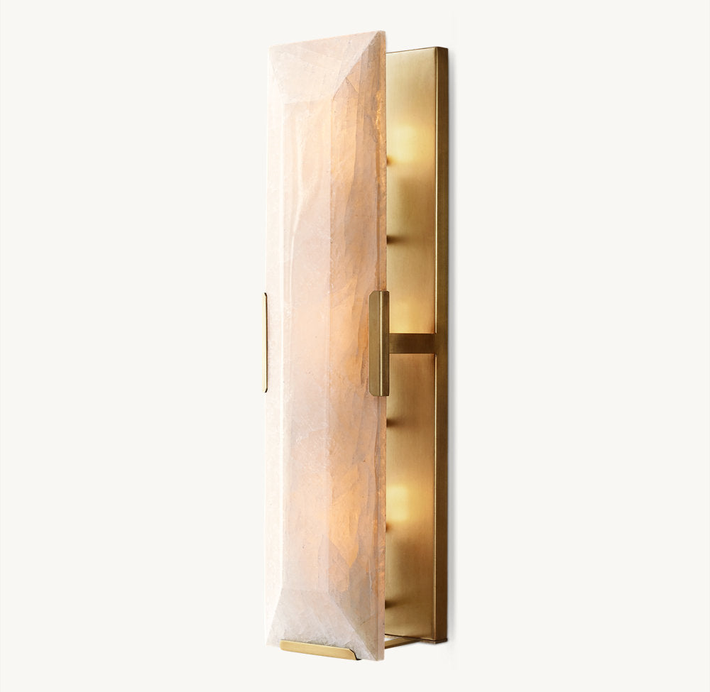 Harlow Calcite Linear Sconce