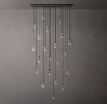 Rain Rectangular Chandelier 72"