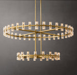 Arcachon LED Round Two-Tier Chandelier 60"