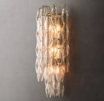 Chiara Clear Glass Grand Sconce