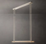 Audubon Crystal Single Bar Linear Chandelier 60"