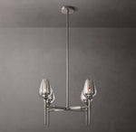Tulip Round Chandelier 27"