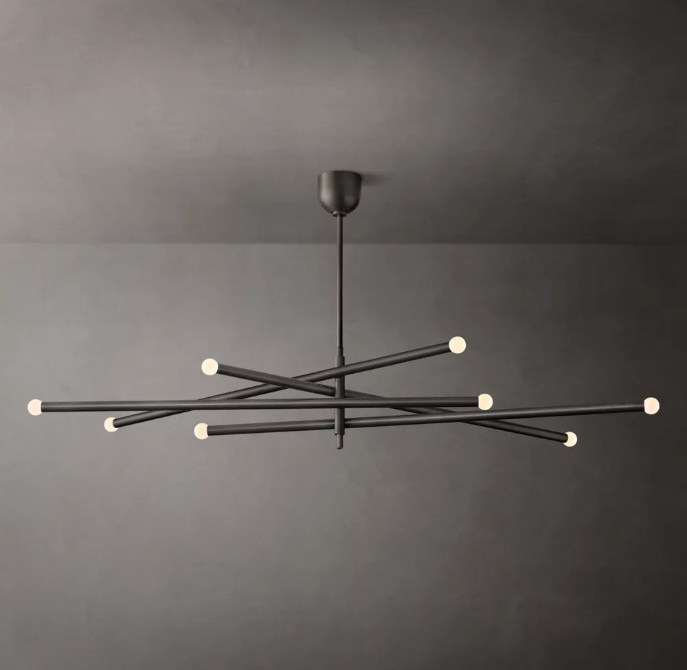 Rousseau 8-Light Mobile Orb Chandelier