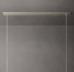 Boule De Cristal Clear Glass Linear Chandelier 48"