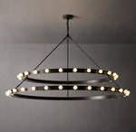 Vitoria Round Two Tiered Chandelier 60"