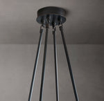 Torche De Verre Round Chandelier 58"