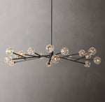 Boule De Cristal Clear Glass Round Chandelier 72"