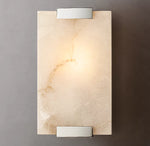 Hand-Carved Alabaster Sconce