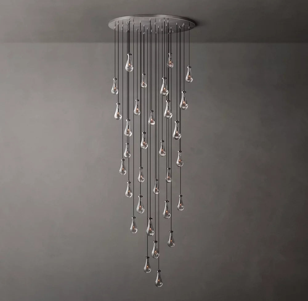 Rain Round Chandelier 60"