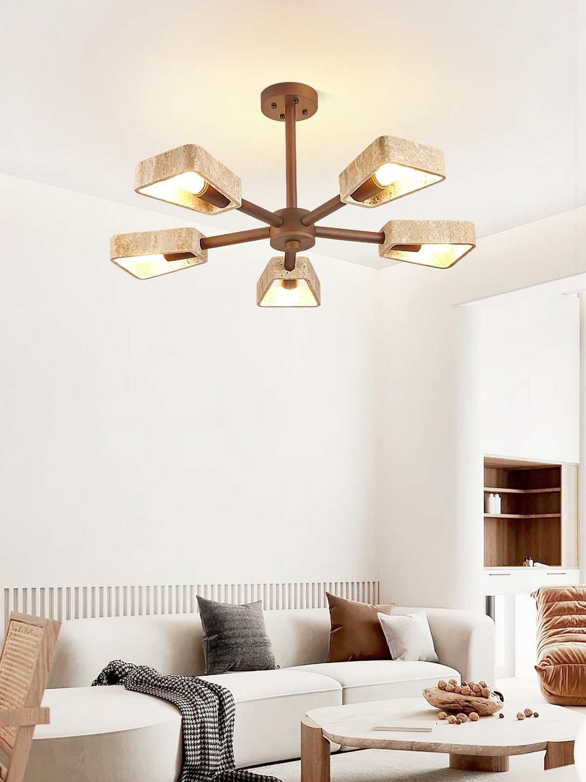 Elementa Travertone Chandelier