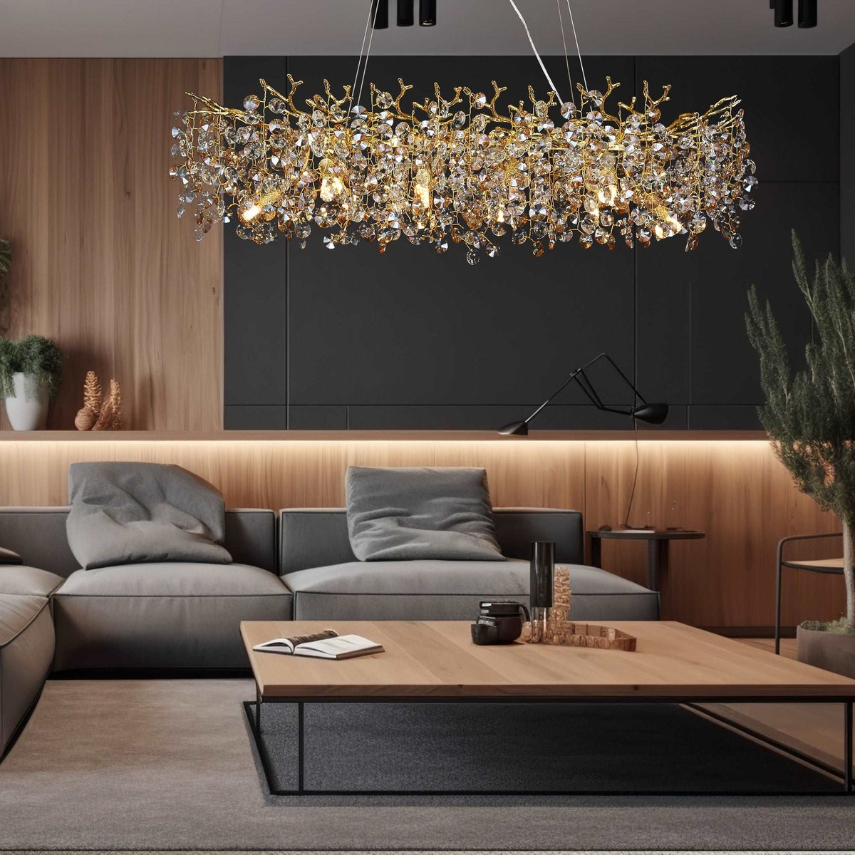 Albero Crystal Dining Room Chandelier