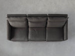 Rowland Leather Three-Piece Motion Modular Sofa