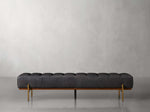 Lansing Leather Bench