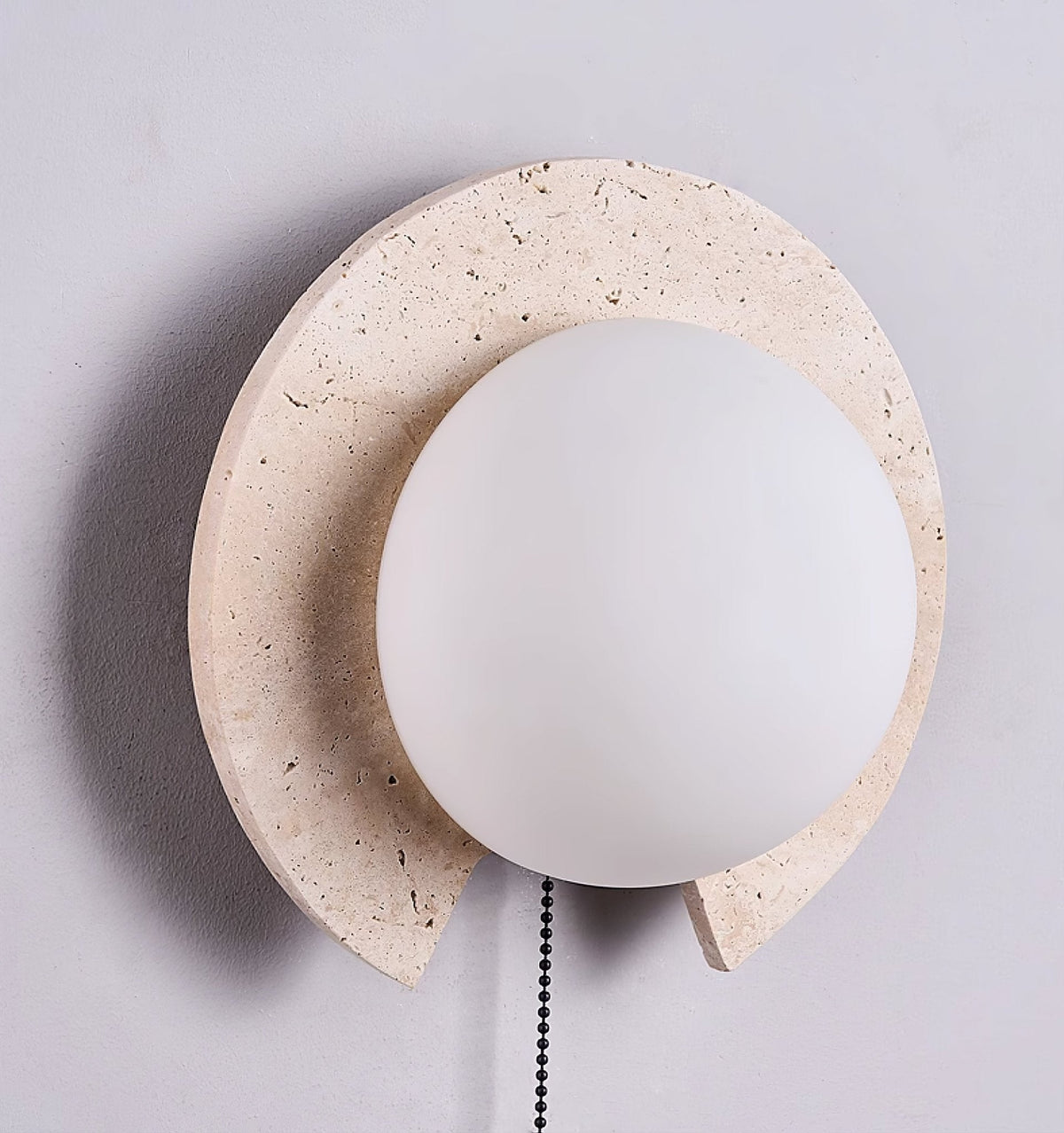 Solclip Travertine Wall Light
