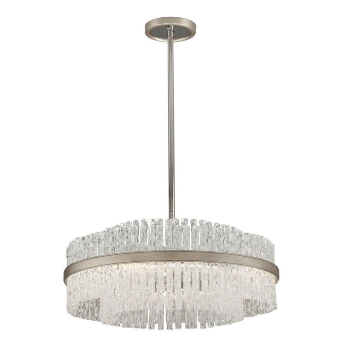 Corbett Lighting - 204-46-SL/SS - Chime - Eight Light Medium Pendant