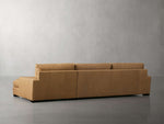 Remington Leather Two-Piece Chaise Sectional
